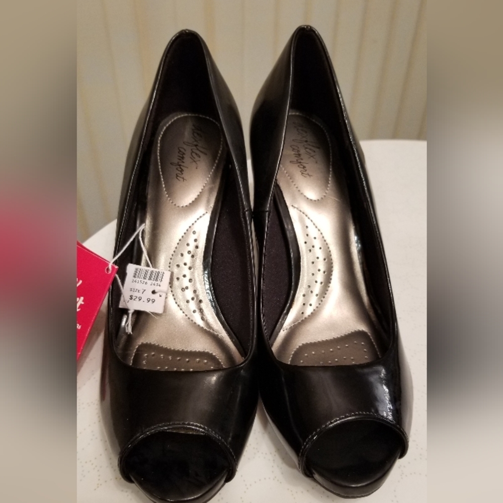 Dexflex open toes high heels